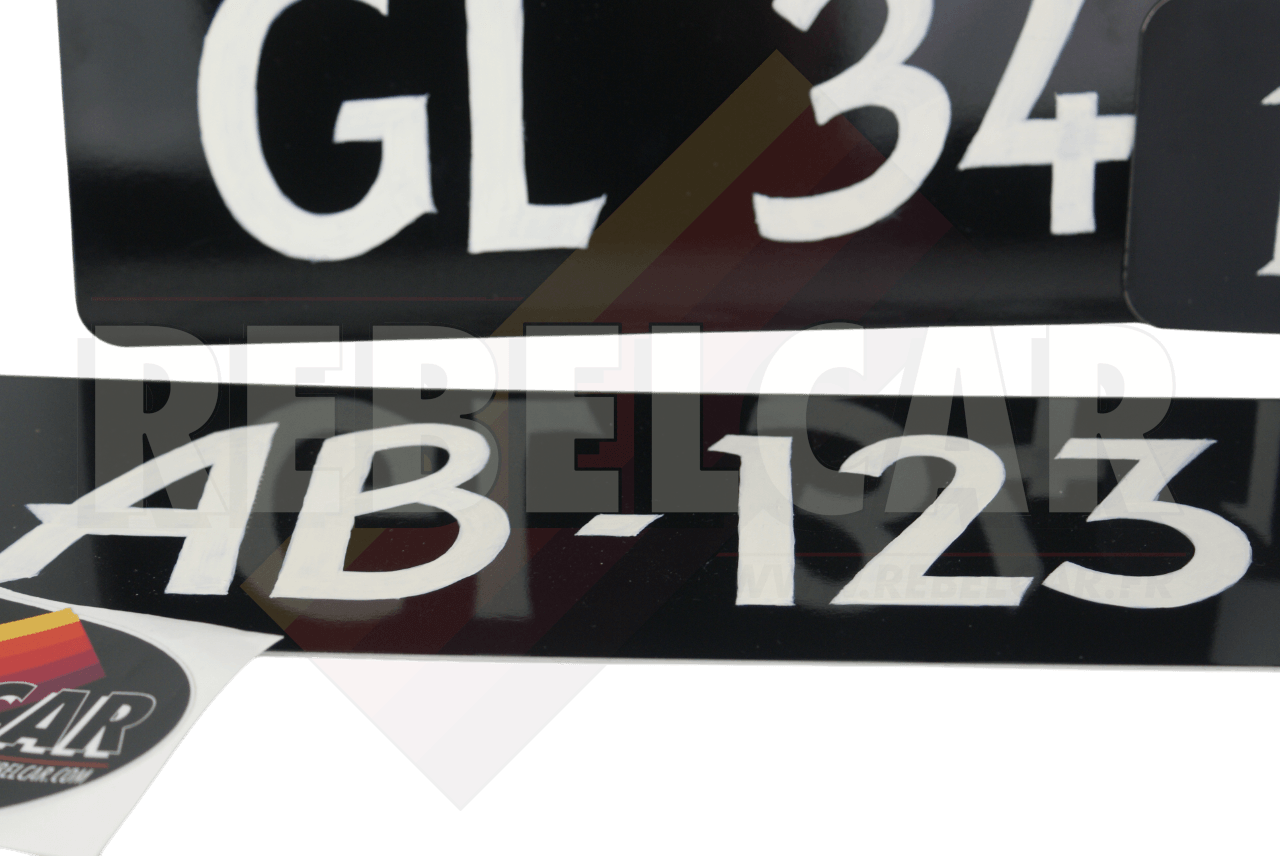 Plaque peinte à la main – vue 3